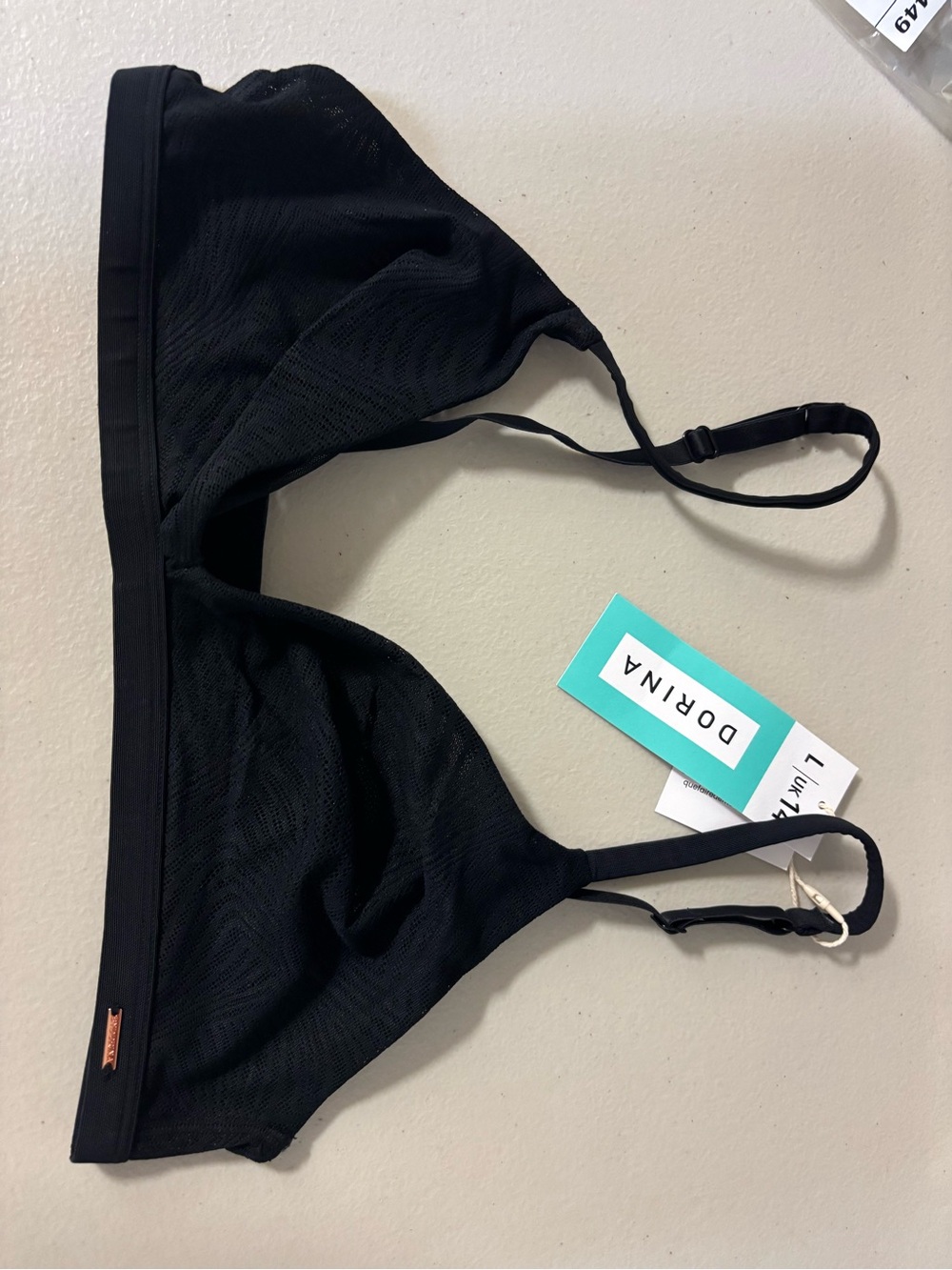 Black Wireless Triangle Bralette